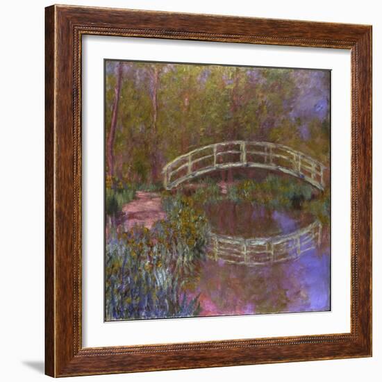 Le Pont Japonais Dans le Jardin de Monet-Claude Monet-Framed Giclee Print