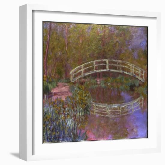 Le Pont Japonais Dans le Jardin de Monet-Claude Monet-Framed Giclee Print