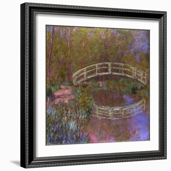 Le Pont Japonais Dans le Jardin de Monet-Claude Monet-Framed Giclee Print