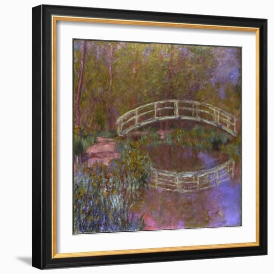 Le Pont Japonais Dans le Jardin de Monet-Claude Monet-Framed Giclee Print