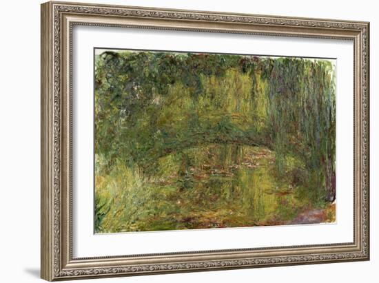 Le Pont Japonais (Japanese Bridg)-Claude Monet-Framed Giclee Print