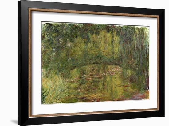 Le Pont Japonais (Japanese Bridg)-Claude Monet-Framed Giclee Print