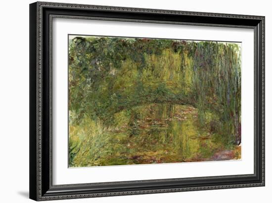 Le Pont Japonais (Japanese Bridg)-Claude Monet-Framed Giclee Print