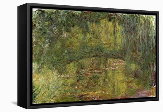 Le Pont Japonais (Japanese Bridg)-Claude Monet-Framed Premier Image Canvas