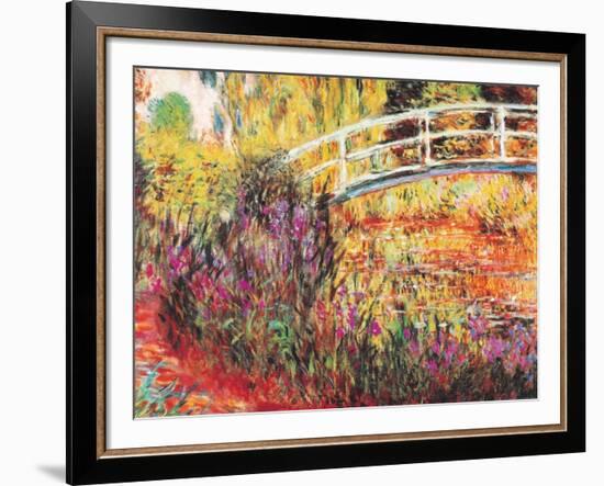 Le Pont Japonais-Claude Monet-Framed Art Print