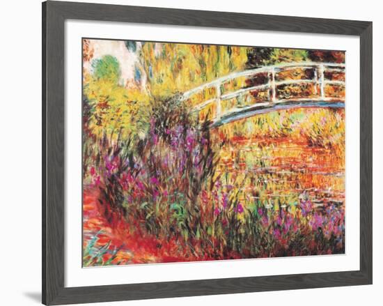 Le Pont Japonais-Claude Monet-Framed Art Print