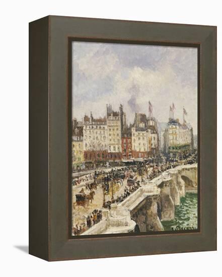 Le Pont-Neuf, 1901-Camille Pissarro-Framed Premier Image Canvas