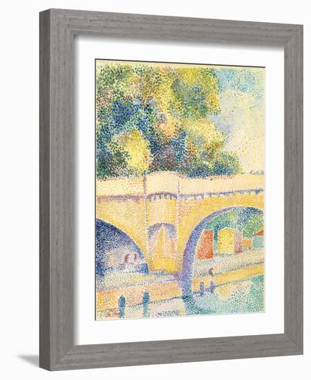 Le Pont Neuf, c.1912-14-Hippolyte Petitjean-Framed Giclee Print