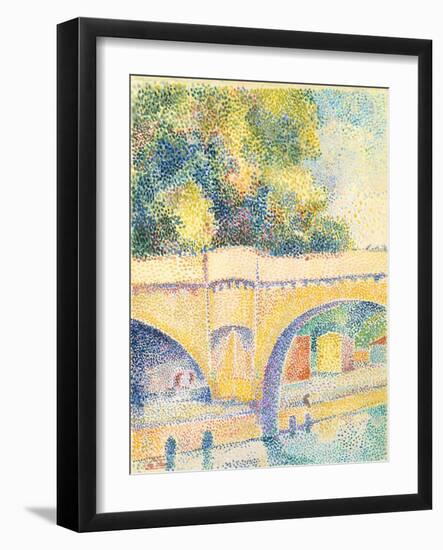 Le Pont Neuf, c.1912-14-Hippolyte Petitjean-Framed Giclee Print