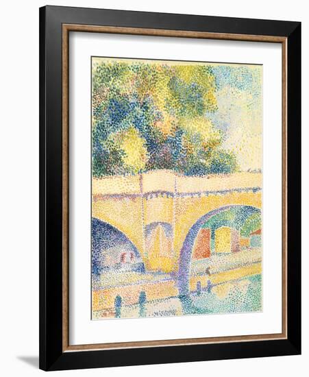 Le Pont Neuf, c.1912-14-Hippolyte Petitjean-Framed Giclee Print