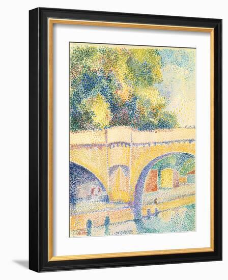 Le Pont Neuf, c.1912-14-Hippolyte Petitjean-Framed Giclee Print