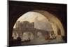 Le pont triomphal-Hubert Robert-Mounted Giclee Print