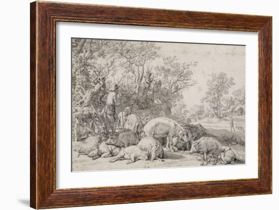 Le porcher-Paulus Potter-Framed Giclee Print