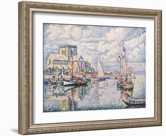 Le Port De Barfleur-Paul Signac-Framed Giclee Print