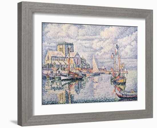 Le Port De Barfleur-Paul Signac-Framed Giclee Print