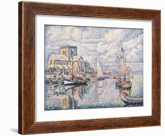 Le Port De Barfleur-Paul Signac-Framed Giclee Print