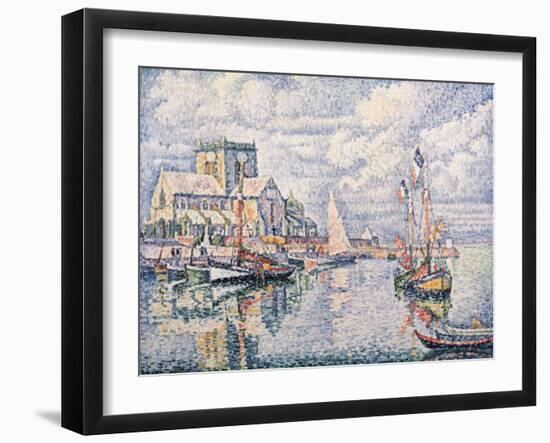 Le Port De Barfleur-Paul Signac-Framed Giclee Print