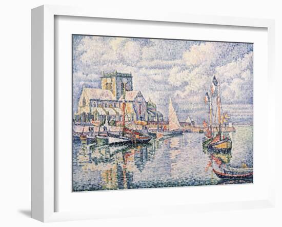 Le Port De Barfleur-Paul Signac-Framed Giclee Print