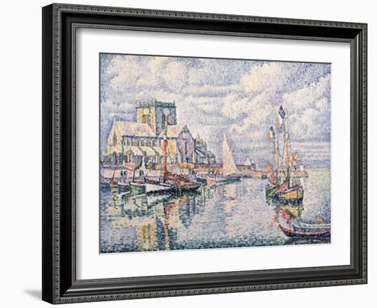 Le Port De Barfleur-Paul Signac-Framed Giclee Print