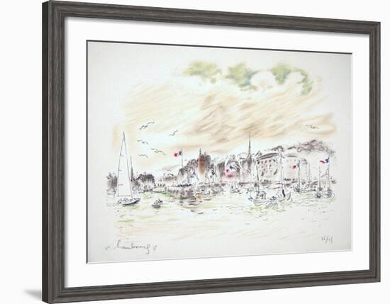 Le Port De Honfleur-André Hambourg-Framed Limited Edition