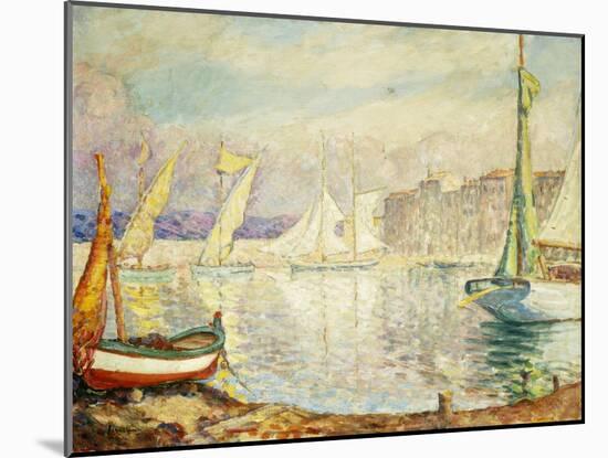 Le Port De Saint Tropez, 1906-Henri Lebasque-Mounted Giclee Print