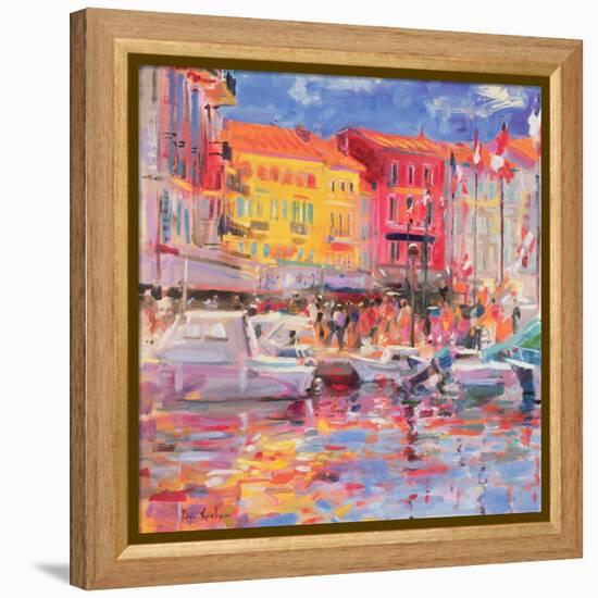 Le Port De St Tropez, 2002-Peter Graham-Framed Premier Image Canvas