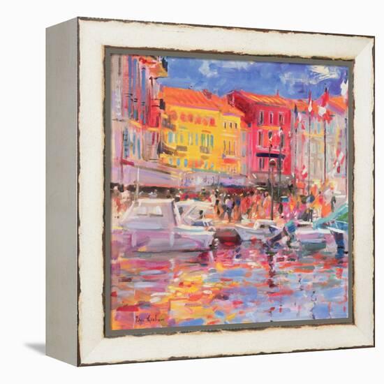 Le Port De St Tropez, 2002-Peter Graham-Framed Premier Image Canvas