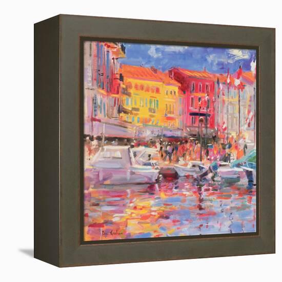 Le Port De St Tropez, 2002-Peter Graham-Framed Premier Image Canvas