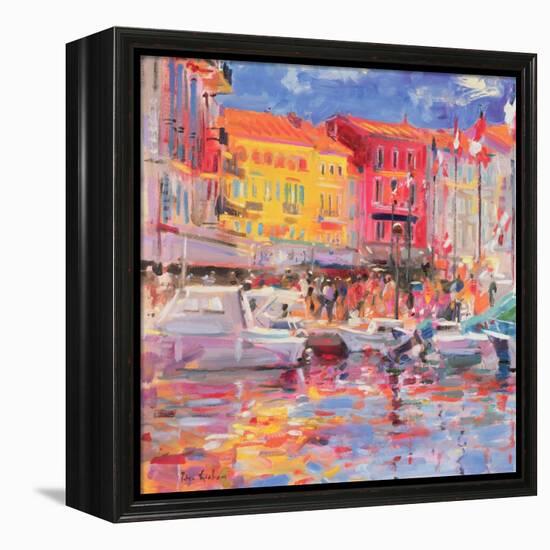 Le Port De St Tropez, 2002-Peter Graham-Framed Premier Image Canvas