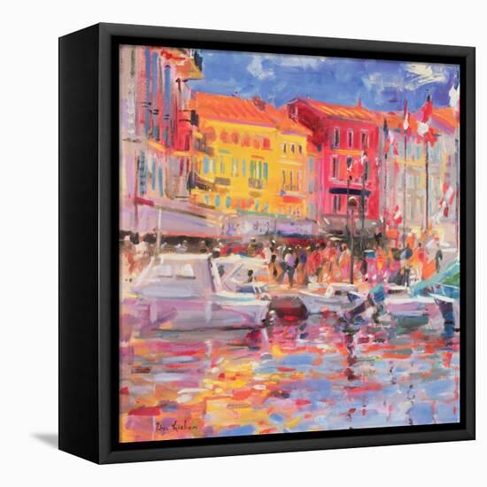 Le Port De St Tropez, 2002-Peter Graham-Framed Premier Image Canvas