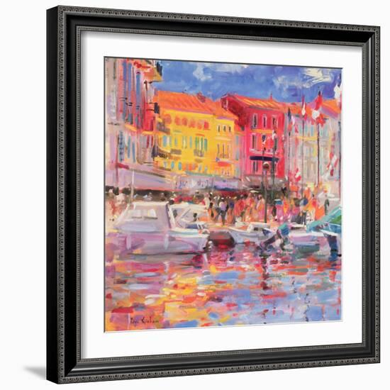 Le Port De St Tropez, 2002-Peter Graham-Framed Premium Giclee Print