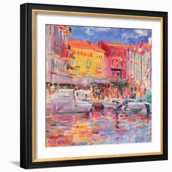 Le Port De St Tropez, 2002-Peter Graham-Framed Giclee Print