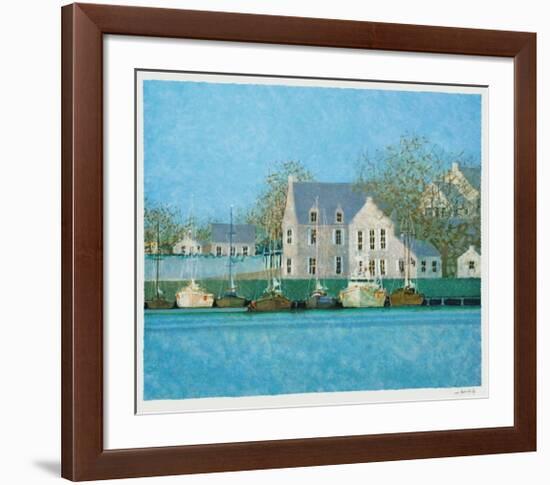 Le Port Du Guildo II-André Bourrié-Framed Premium Edition