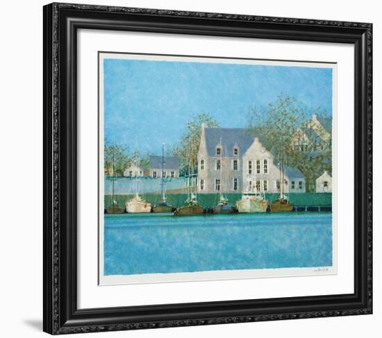 Le Port Du Guildo II-André Bourrié-Framed Premium Edition