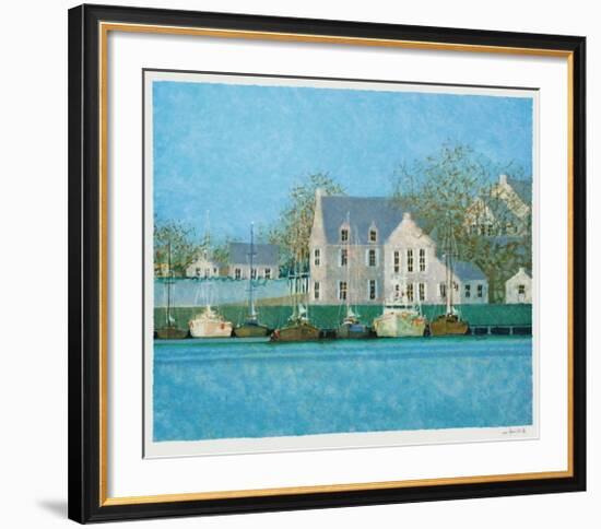 Le Port Du Guildo II-André Bourrié-Framed Premium Edition