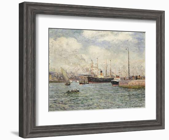 Le Port Du Havre, 1905-Maxime Emile Louis Maufra-Framed Giclee Print