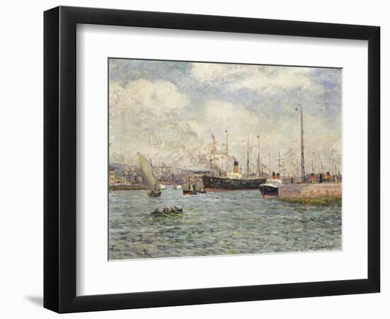 Le Port Du Havre, 1905-Maxime Emile Louis Maufra-Framed Giclee Print