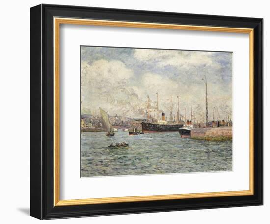 Le Port Du Havre, 1905-Maxime Emile Louis Maufra-Framed Giclee Print