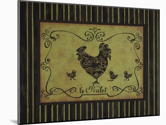 le Poulet-Sophie Devereux-Mounted Art Print