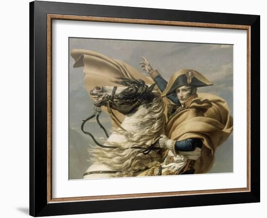 Le Premier Consul franchissant les Alpes au col du Grand Saint-Bernard-Jacques-Louis David-Framed Giclee Print