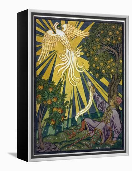 Le Prince Attrape Une Plume De L'oiseau De Feu. Illustration Pour Le Conte  Ivan Tsarevitch, L'oise-Ivan Bilibin-Framed Premier Image Canvas