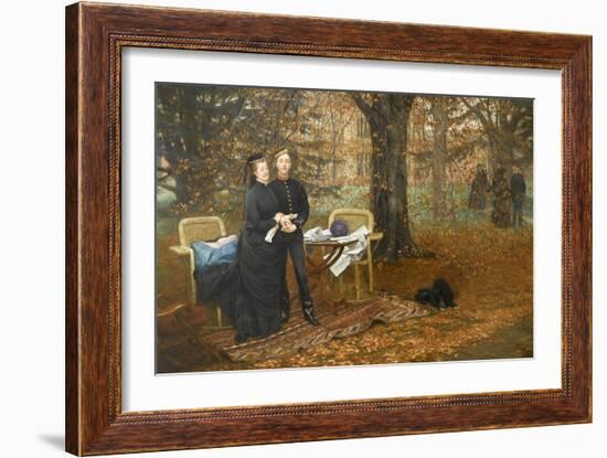 Le Prince impérial et sa mère-James Tissot-Framed Giclee Print