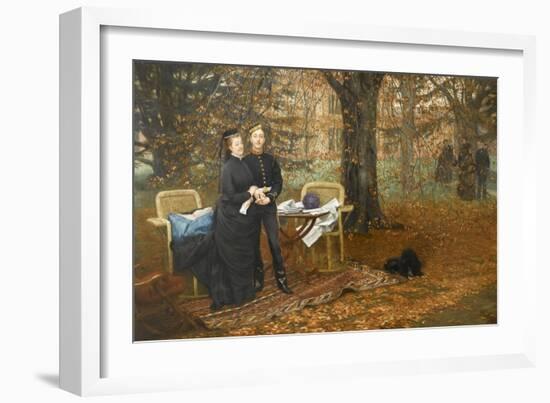 Le Prince impérial et sa mère-James Tissot-Framed Giclee Print