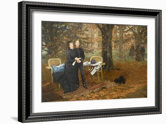 Le Prince impérial et sa mère-James Tissot-Framed Giclee Print