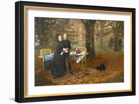 Le Prince impérial et sa mère-James Tissot-Framed Giclee Print