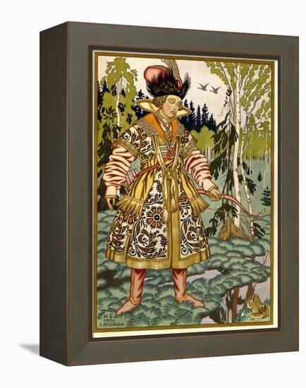 Le Prince Ivan Et La Princesse Grenouille. (Ivan Tsarevich and the Frog Princess). Conte Traditionn-Ivan Bilibin-Framed Premier Image Canvas