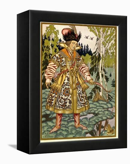 Le Prince Ivan Et La Princesse Grenouille. (Ivan Tsarevich and the Frog Princess). Conte Traditionn-Ivan Bilibin-Framed Premier Image Canvas