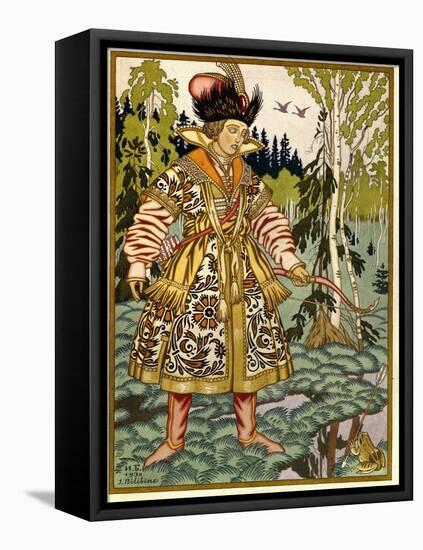 Le Prince Ivan Et La Princesse Grenouille. (Ivan Tsarevich and the Frog Princess). Conte Traditionn-Ivan Bilibin-Framed Premier Image Canvas