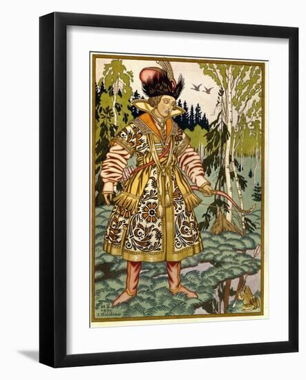 Le Prince Ivan Et La Princesse Grenouille. (Ivan Tsarevich and the Frog Princess). Conte Traditionn-Ivan Bilibin-Framed Giclee Print