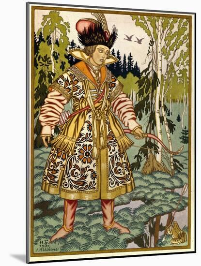 Le Prince Ivan Et La Princesse Grenouille. (Ivan Tsarevich and the Frog Princess). Conte Traditionn-Ivan Bilibin-Mounted Giclee Print